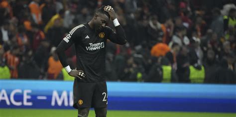 Man United draws 3-3 at Galatasaray after Onana errors to hurt Champions League qualification hopes